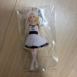 [Set of 4] Mimo Momomiya & Asahi Maru: Acrylic Keychains & Cheki