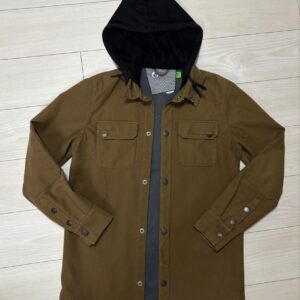 Volcom hooded jacket, size XS, khaki